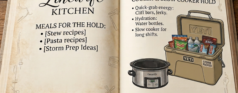 The Linewife Kitchen cookbook illustration